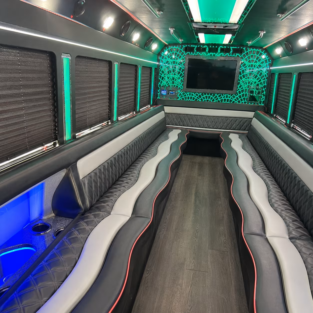 prom night party buses that keep the energy going all the way to the venue