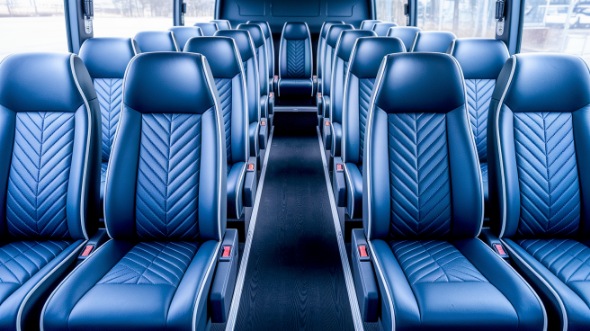 18 passenger minibus inside