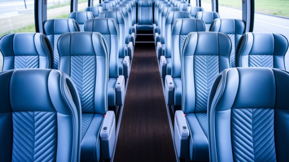 50 passenger charter bus interior
