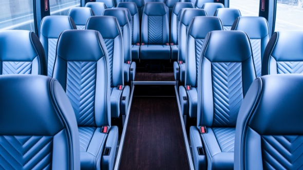 boise 18 passenger minibus interior