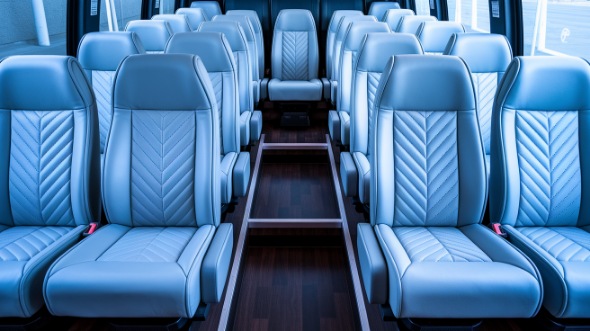 boise 28 passenger minibus interior