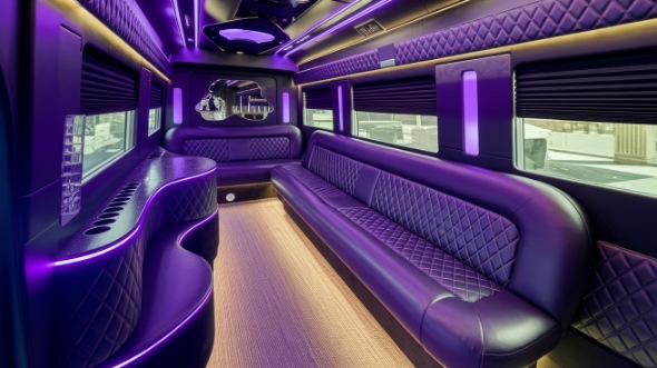 boise party bus rental interior