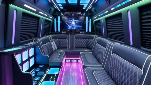 boise sprinter limo rental interior